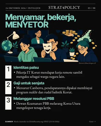 Slide 3 carousel Rekan kerja remote Anda, agen Pyongyang?