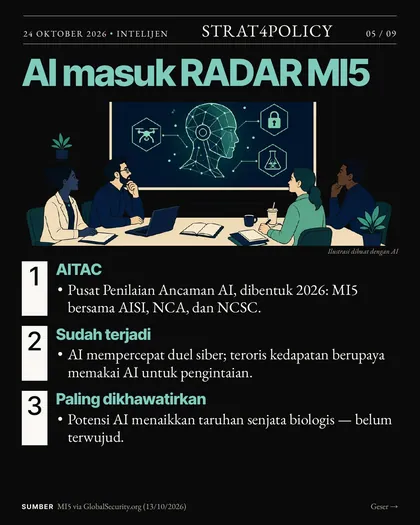 Slide 5 carousel Kepala MI5: era baru keamanan nasional