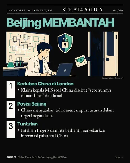 Slide 6 carousel Kepala MI5: era baru keamanan nasional