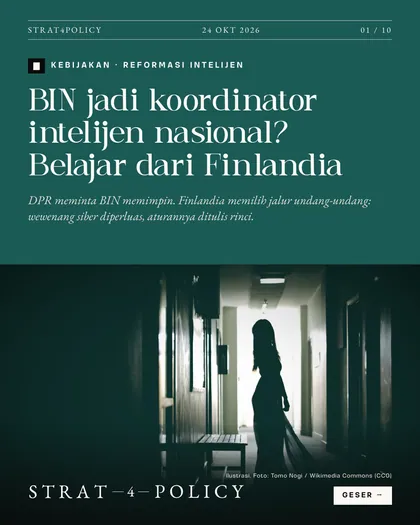 Sampul carousel: BIN jadi koordinator intelijen? Belajar dari Finlandia